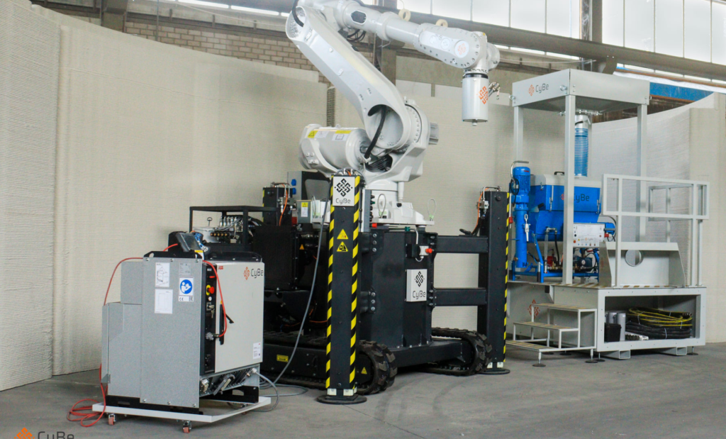 Betonindustrie Brievengat 3D-betonprinter